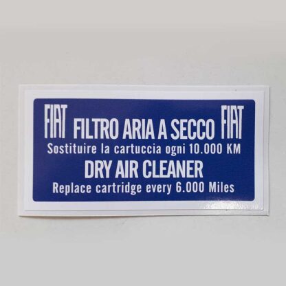 Mærke for luftfilter